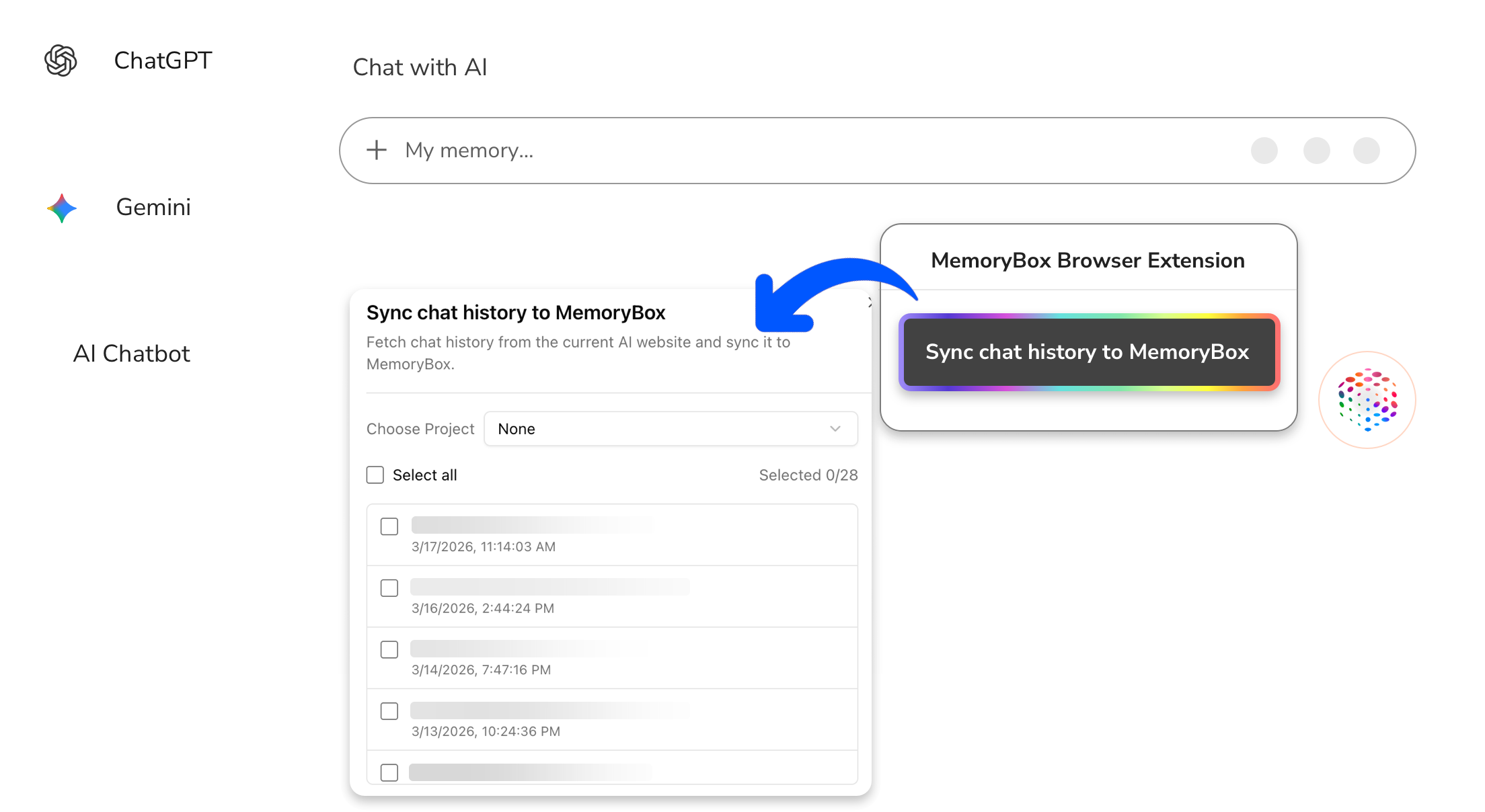 MemoryBox Browser Extension